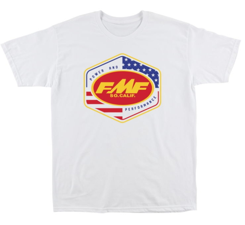 FMF Racing - FMF Racing Nuts and Bolt Tee - SP22118900-WHT-MD - White - Medium