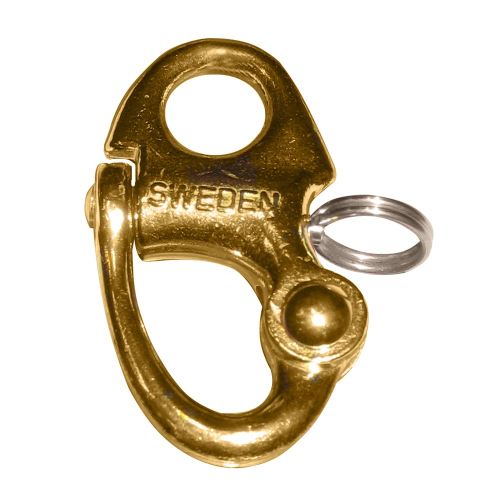 Ronstan - Ronstan Brass Snap Shackle - Fixed Bail - 59.3mm (2-5/16") Length