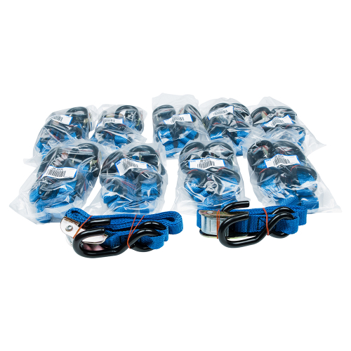 Fire Power - Fire Power 1in. Economy Tie-Downs (10/Pairs) - Blue - 21263BULK