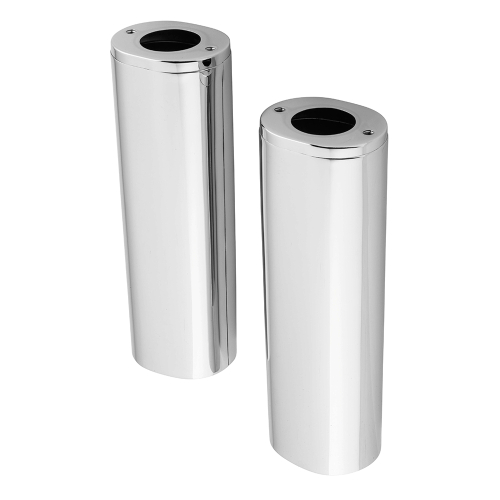 Bikers Choice - Bikers Choice Fork Tube Covers - 4in. Oversized - Chrome - 19491S6