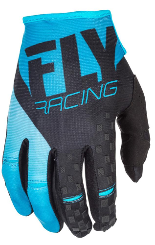 Fly Racing - Fly Racing Kinetic Gloves  - 371-41108 - Blue/Black - Small