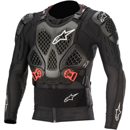 Alpinestars - Alpinestars Bionic Tech Jacket V2 - 6506520-13-XXL - Black/Red - 2XL