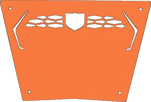 Pro Armor - Pro Armor Front Sport Skid Plate - Orange Metallic - P187P363OM