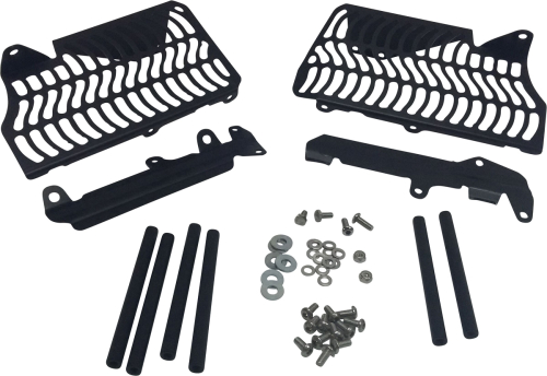 Unabiker - Unabiker Radiator Guards - Black - HF250R5