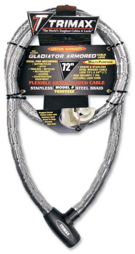 Trimax - Trimax Gladiator Series Armored Cable - 72in. x 26mm Diameter - TG3072SX