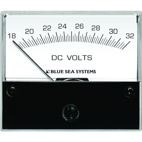 Blue Sea Systems - Blue Sea 8240 DC Analog Voltmeter - 2-3/4" Face, 18-32 Volts DC