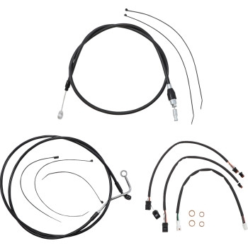 Magnum - Magnum XR Black Dot Handlebar Installation Kit - 15in-17in. - Black Fittings - 4861142