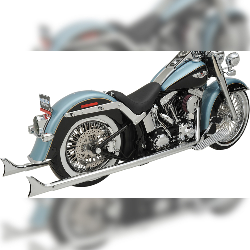 Bassani Manufacturing - Bassani Manufacturing True Duals with 36in. Fishtail Muffler - 1S46E-36