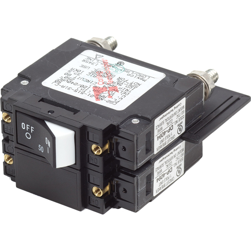 Blue Sea Systems - Blue Sea 7467 UL-489 Circuit Breaker - 50A Raised Rocker