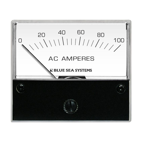 Blue Sea Systems - Blue Sea 8258 AC Analog Ammeter - 2-3/4" Face, 0-100 Amperes AC