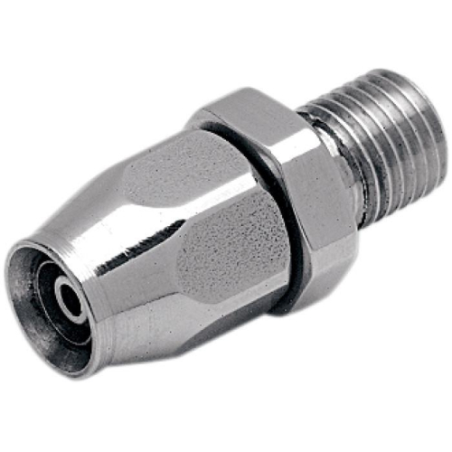 Russell - Russell Pro System I Chrome Fitting - (-3) Hose to 3/8in.-24 - R4242SS