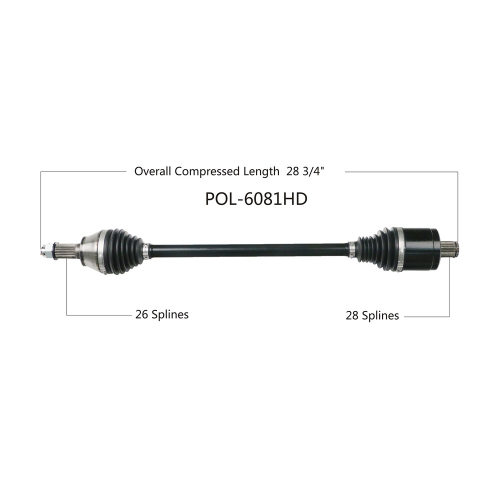 Open Trail - Open Trail HD 2.0 Rear Axle - POL-6081HD