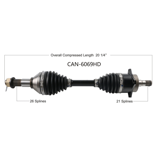 Open Trail - Open Trail HD 2.0 Front Axle - CAN-6069HD