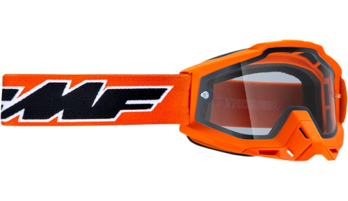 FMF Racing - FMF Racing PowerBomb Enduro Rocket Goggles - F-50202-501-05 - Orange/Black / Clear Lens - OSFM