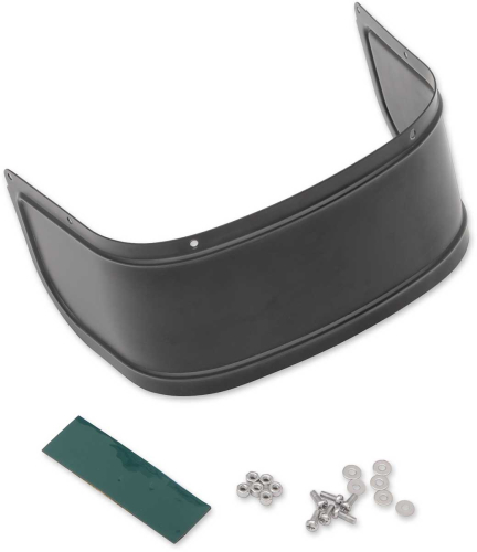 Drag Specialties - Drag Specialties Front Fender Skirt - Smooth - Black - 1405-0222