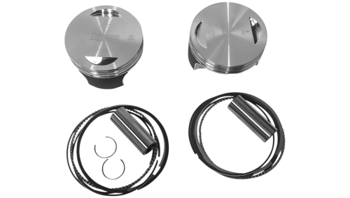 Revolution Performance - Revolution Performance Big Bore Piston Kit (98in. Flat Top) - Bore 3-15/16in. - Stroke 4in. - 9.3:1 Compression - RP301-105W