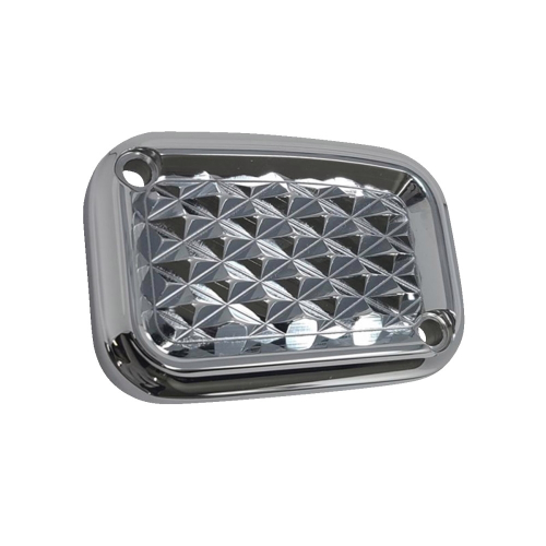 Covingtons - Covingtons Hydraulic Clutch Master Cylinder Cover - Diamondback - Chrome - C3058-C