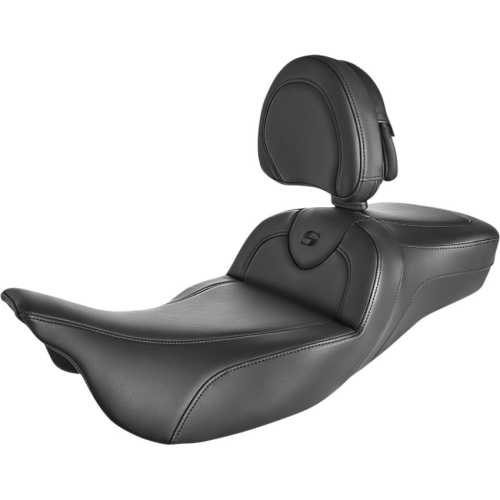 Saddlemen - Saddlemen Extended Reach Road Sofa Seats with Drivers Backrest - 808-07B-188BR