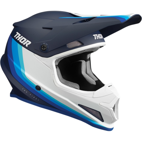 Thor - Thor Sector Runner Helmet - 0110-7308 - Navy/White - X-Small