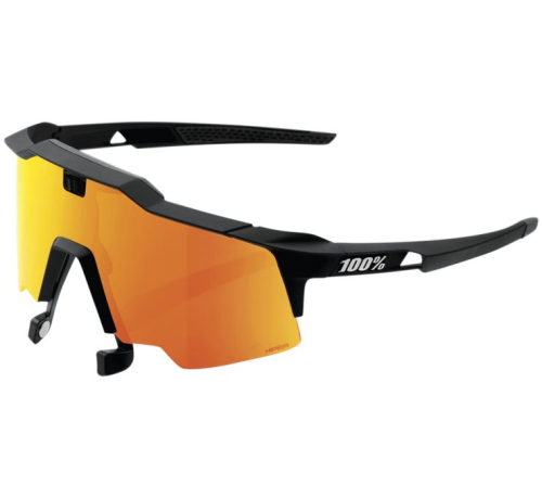 100% - 100% Speedcraft Air Sunglasses - 61004-100-43 - Black - OSFM