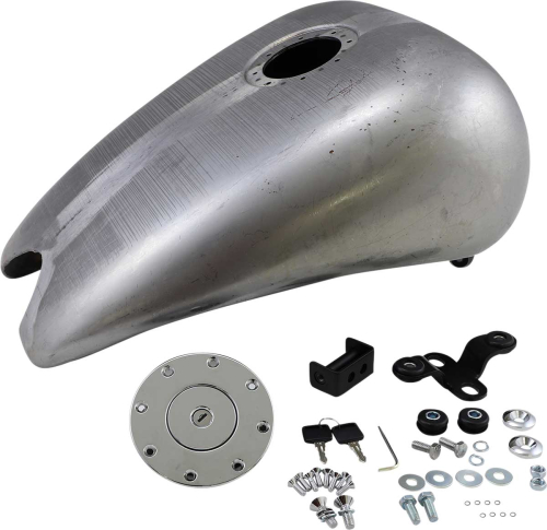 Drag Specialties - Drag Specialties One-Piece Extended Gas Tank w/ Aero Cap - 011735-BX46