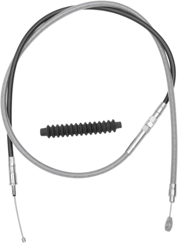 Drag Specialties - Drag Specialties Alternative Length Braided High Efficiency Clutch Cable - 64 15/16in. - 5322402HE
