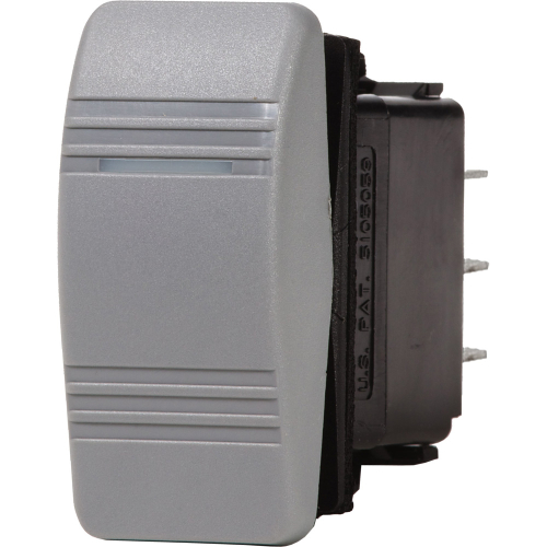 Blue Sea Systems - Blue Sea 7944 Contura III Switch SPDT - (ON)-OFF-ON - Gray