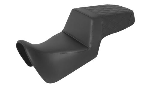 Saddlemen - Saddlemen Step-Up Seat - Front Smooth/Rear Lattice Stitch - 821-34-173