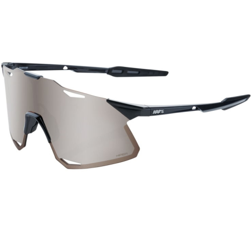 100% - 100% Hypercraft Sunglasses - 60000-00010 - Gloss Black / Mirror Silver Lens - OSFM