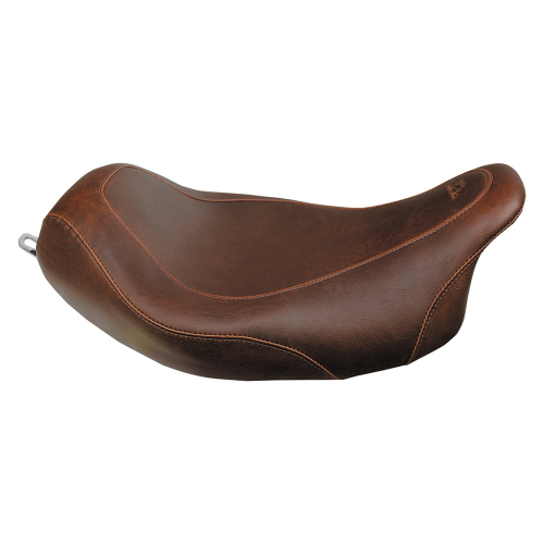 Mustang - Mustang Wide Tripper Solo Seat - Smooth - Brown - 76720