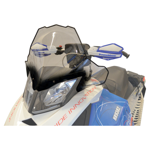 Powermadd - Powermadd Cobra Windshield - 17.5in. - Clear with Black Fade - 13432