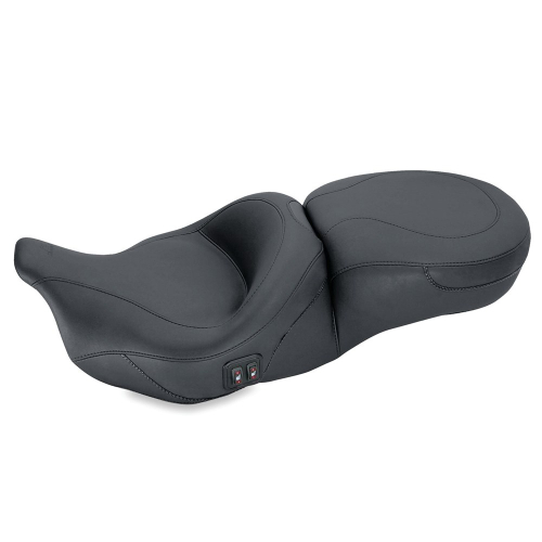 Mustang - Mustang 1-Piece Heated Touring Seat - No Studs - 79646