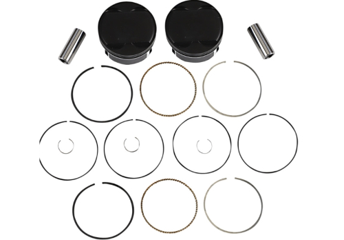 Wiseco - Wiseco Black Edition Piston Kit (118in.) - 4.080in. Bore, 11.3:1 Compression - K2805