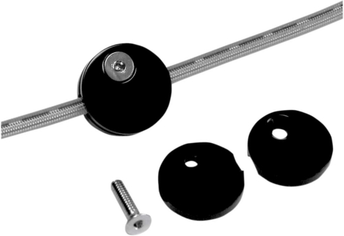 Accutronix - Accutronix Brake Line Sandwich - Black - BLC001-B