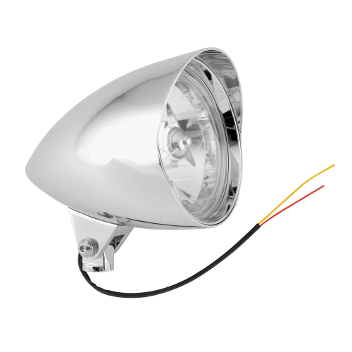 Bikers Choice - Bikers Choice Chrome Billet Headlights - 5-3/4in. - M-HL-0104