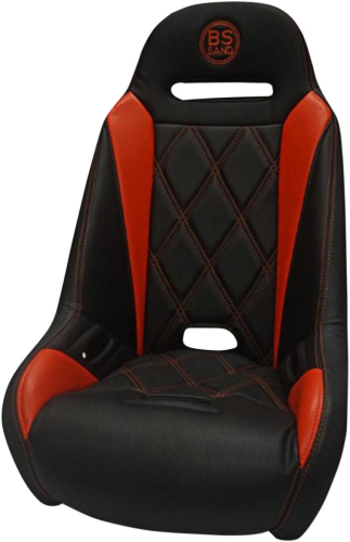 BS Sand - BS Sand Extreme Seat - Diamond - Black/Deep Orange - EXBUDOBDC