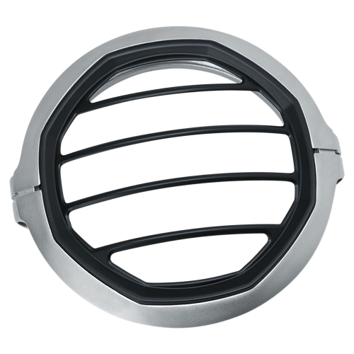 Kuryakyn - Kuryakyn Dillinger Headlight Trim - Silver - 6687