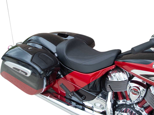 Drag Specialties - Drag Specialties Solo Seat - Stitched - Vinyl - 0810-2266
