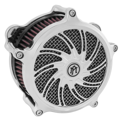 Performance Machine - Performance Machine Supra Universal Super Gas Air Cleaner Faceplate - Chrome - 02062010SUPCH