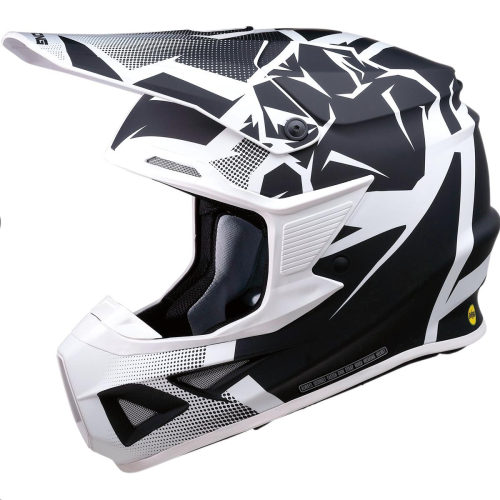 Moose Racing - Moose Racing FI Agroid Helmet - 0110-6704 - White/Black - 3XL