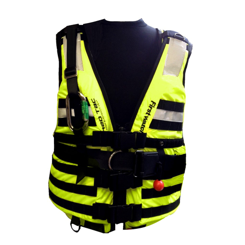 First Watch - First Watch HBV-100 High Buoyancy Type V Rescue Vest - Medium-X-Large - Hi-Vis Yellow