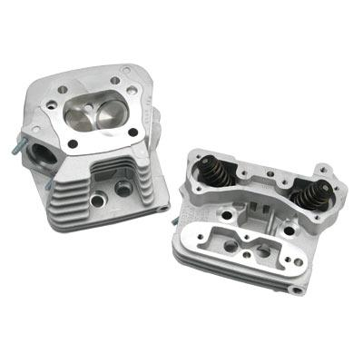 S&S Cycle - S&S Cycle Low Compression 82cc Cylinder Heads - Stock Bore - Black Powdercoated Finish - 90-1221
