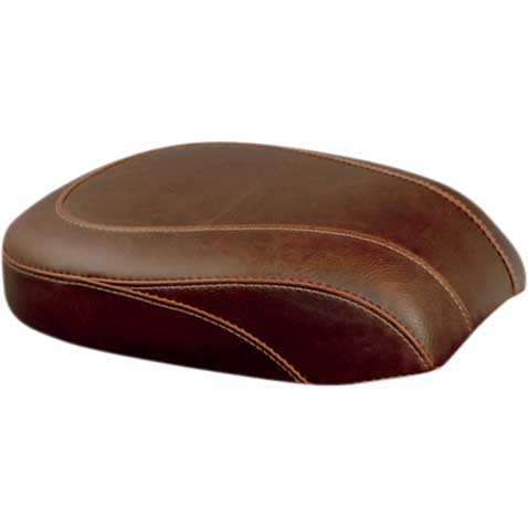 Mustang - Mustang Wide Tripper Recessed Passenger Seat - Smooth - Brown - 76765
