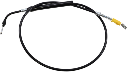 LA Choppers - LA Choppers Clutch Line - Black Vinyl Braided with 15-17in. Ape Hangers - LA-8056C16B