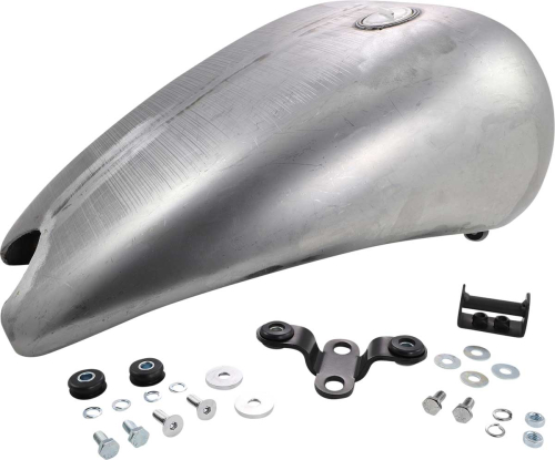 Drag Specialties - Drag Specialties One-Piece Extended Gas Tank with Screw-In Cap - Smooth Top Style - 011675-BX40