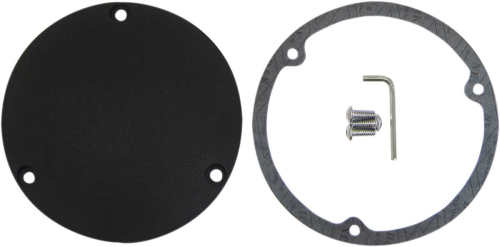 Drag Specialties - Drag Specialties Derby Cover - Wrinkle Black - 33-0017KWB