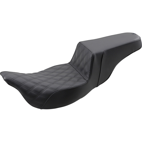 Saddlemen - Saddlemen Front LS Extended Reach Step-Up Seats - Black - 808-07B-172E