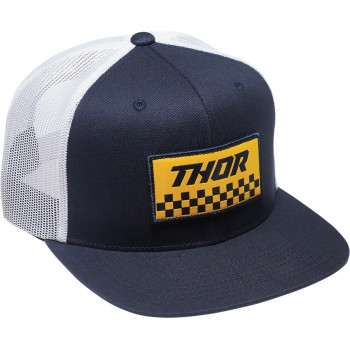 Thor - Thor Checker Hat - 2501-3995 - Navy/White - OSFM