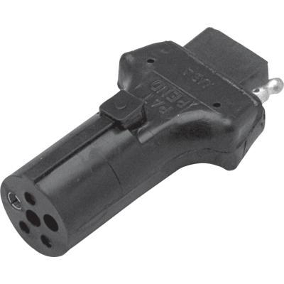 Wesbar - Wesbar Trailer Plug Adapter - 6-Way to 4-Way - 707281