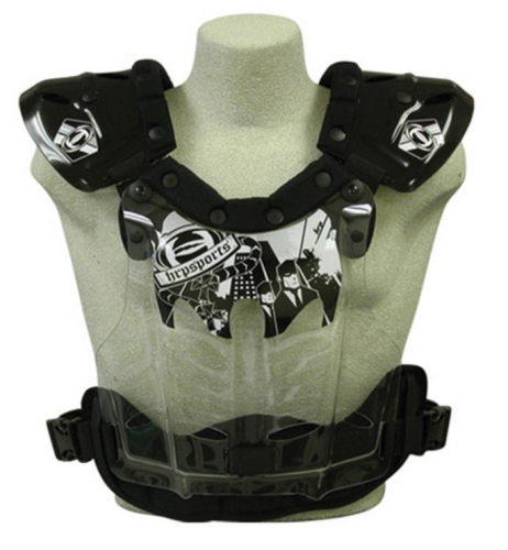 HRP Sports - HRP Sports Flak IMS Youth Chest Protector - 0602BK-11 - Black - 95-125 Lbs.